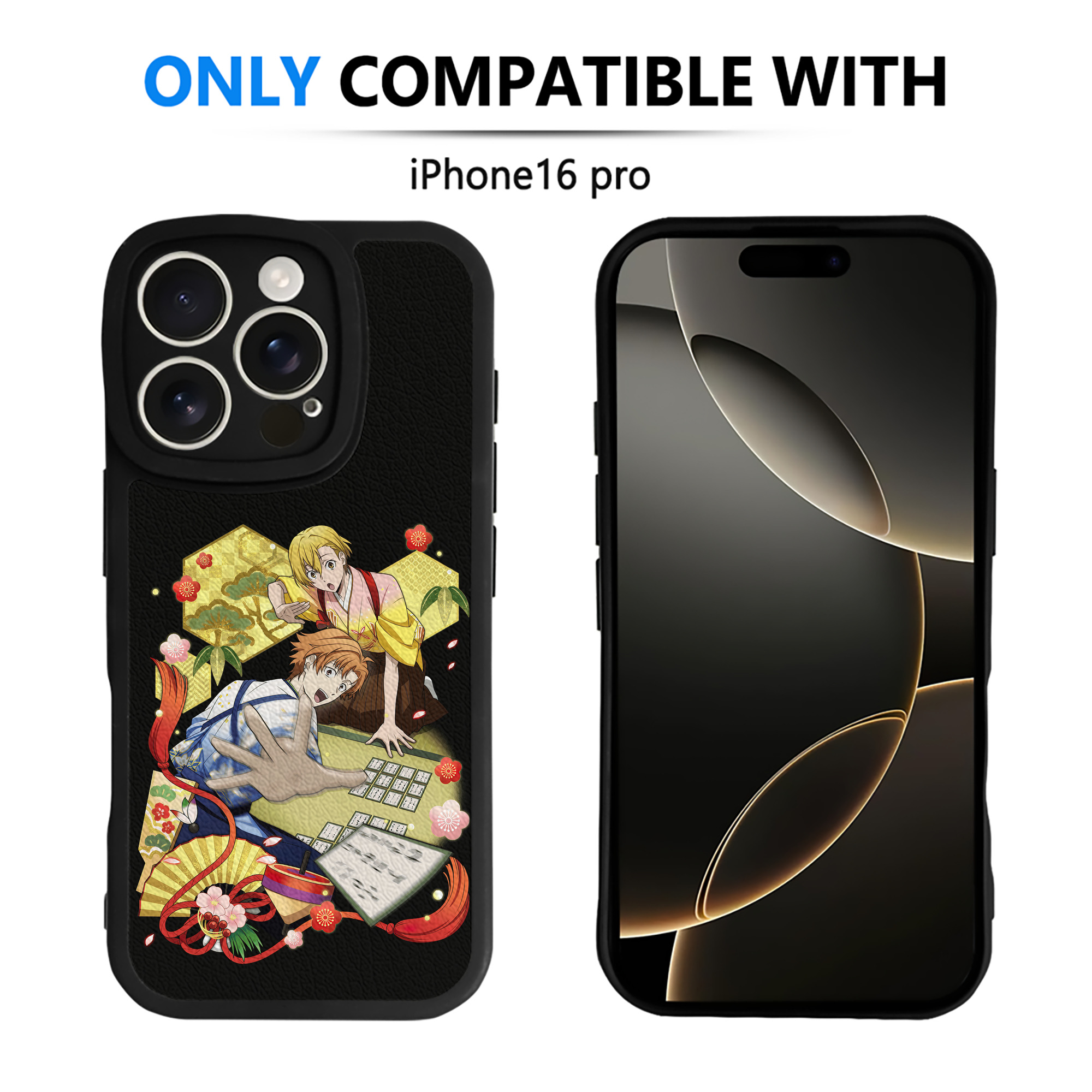 （画像用） 文豪ストレイドッグス Bungo Stray Dogs 【iPhone 16シリーズ対応】シリコンスマホケース（レザー調） 材質：シリコン